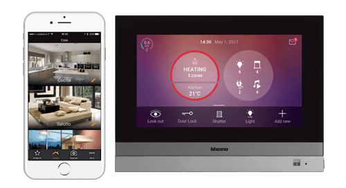MyHOME Up local and web control